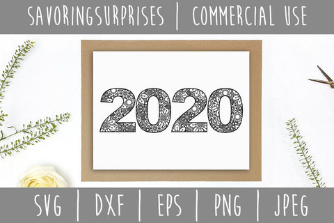 2020 Mandala Zentangle SVG SavoringSurprises 