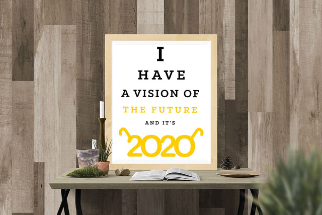 2020 Vision New Year SVG Designed by Geeks 