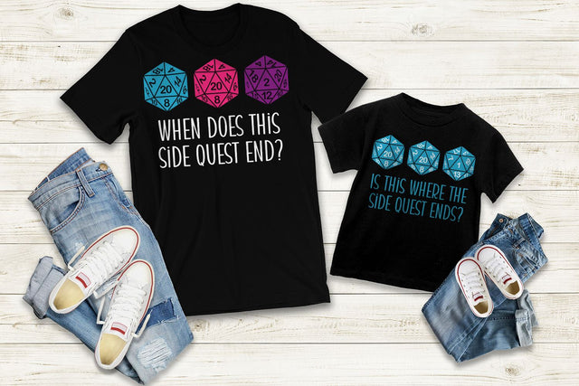 2021 and 2022 Side Quest D20 Dice Funny SVG SVG Designed by Geeks 