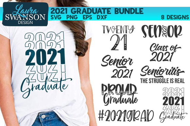 2021 Graduate SVG Bundle SVG Laura Swanson Design 