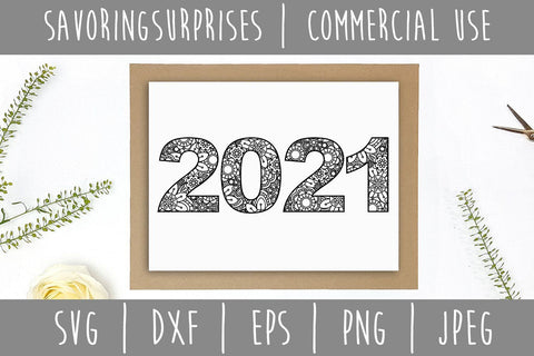 2021 Mandala Zentangle SVG SavoringSurprises 