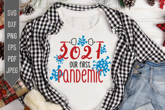2021 Our First Pandemic Svg. Covid Christmas Svg. Quarantine Svg. Covid 19 Svg. Funny Christmas Svg. Svg Files For Cricut. Silhouette Files. SVG Mint And Beer Creations 