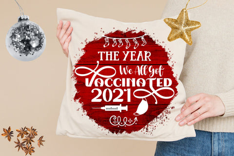 2021 The Year We Got Christmas Ornament Sublimation-Pandemic Sublimation Happy Printables Club 