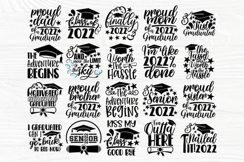 2022 Graduation SVG Bundle, Class of 2022 Svg, Png SVG TonisArtStudio 
