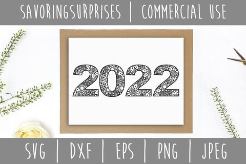 2022 Mandala Zentangle SVG SavoringSurprises 