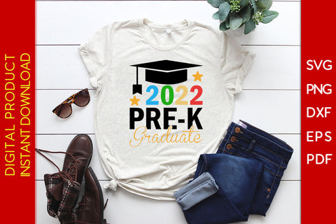 2022 Pre-k Graduate SVG PNG PDF Cut File SVG Creativedesigntee 