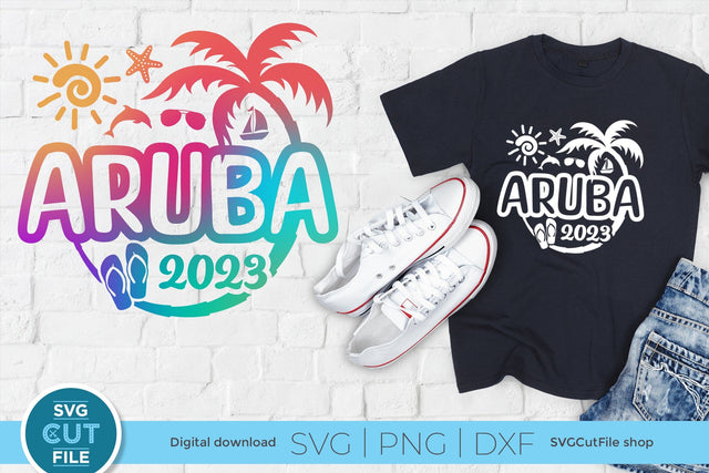 2023 Aruba svg - Aruba Vacation or Trip Design SVG SVG Cut File 