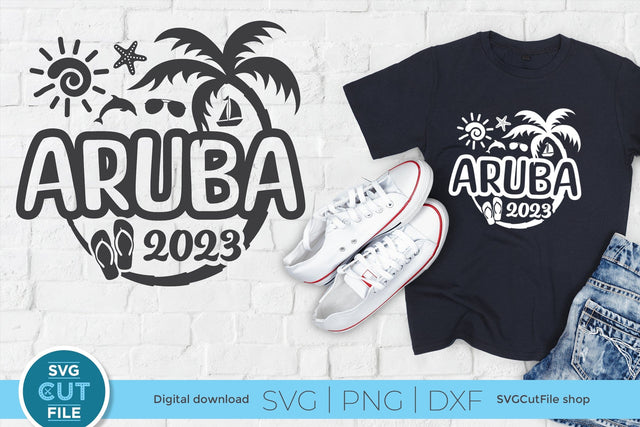 2023 Aruba svg - Aruba Vacation or Trip Design SVG SVG Cut File 