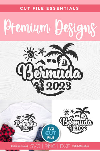 2023 Bermuda svg - Bermuda Vacation or Trip Design SVG SVG Cut File 