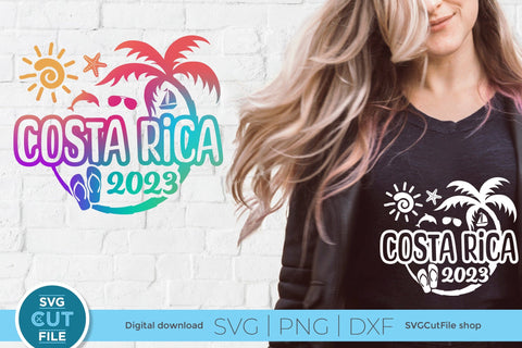 2023 Costa Rica svg - Costa Rica Vacation or Trip Design SVG SVG Cut File 