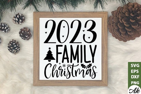 2023 family christmas SVG SVG akazaddesign 
