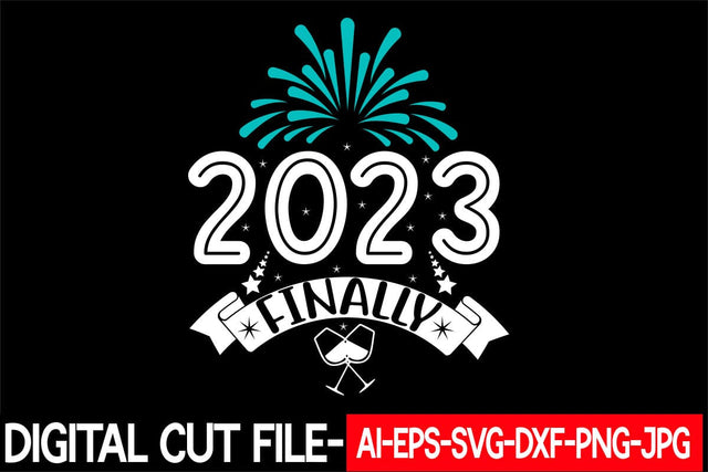 2023 Finally Svg cut file SVG Blessedprint 