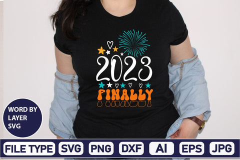 2023 Finally SVG Cut File SVGs,Quotes and Sayings,Food & Drink,On Sale, Print & Cut SVG DesignPlante 503 