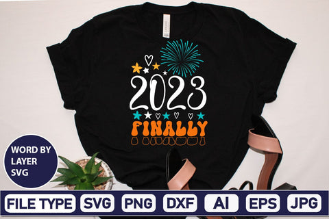 2023 Finally SVG Cut File SVGs,Quotes and Sayings,Food & Drink,On Sale, Print & Cut SVG DesignPlante 503 