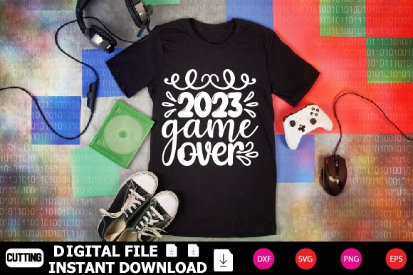 2023 Game Over SVG Shahin alam 