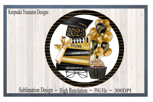 2023 Graduation Wreath Attachment, #2 PNG Sublimation Design, Digital Download, Graduation Sign, Graduation Décor, Graduation Celebration Sublimation Keepsake Treasures Designs LLC. 