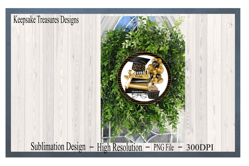 2023 Graduation Wreath Attachment, #2 PNG Sublimation Design, Digital ...
