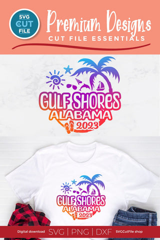 2023 Gulf Shores Alabama svg SVG SVG Cut File 