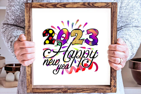 2023 happy new yea Sublimation SVGArt 