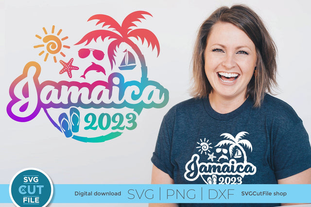 2023 Jamaica svg - Jamaica Vacation or Trip Design SVG SVG Cut File 