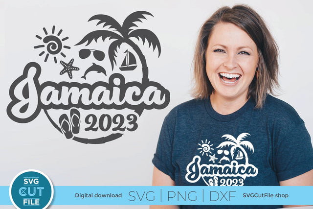 2023 Jamaica svg - Jamaica Vacation or Trip Design SVG SVG Cut File 
