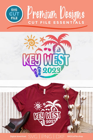 2023 Key West svg - Key West Florida Vacation or Trip SVG SVG Cut File 