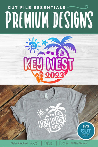 2023 Key West svg - Key West Florida Vacation or Trip SVG SVG Cut File 