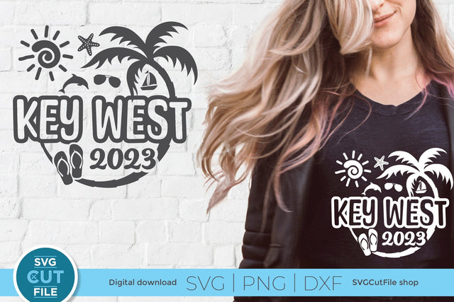 2023 Key West svg - Key West Florida Vacation or Trip SVG SVG Cut File 