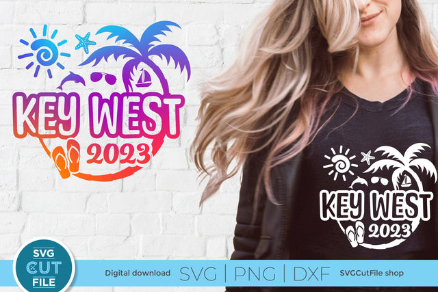 2023 Key West svg - Key West Florida Vacation or Trip SVG SVG Cut File 