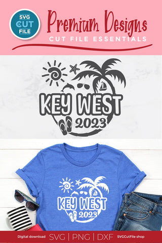 2023 Key West svg - Key West Florida Vacation or Trip SVG SVG Cut File 