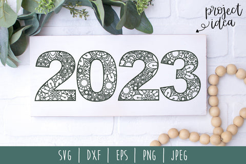 2023 Mandala Zentangle SVG SavoringSurprises 