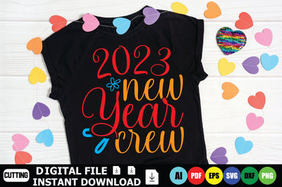 2023 New Year Crew SVG Shahin alam 
