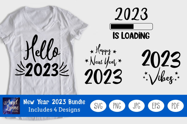 2023 Quote SVG Bundle |New Year 2023 SVG Bundle| 2023 SVG SVG Angel Lynne Designs 