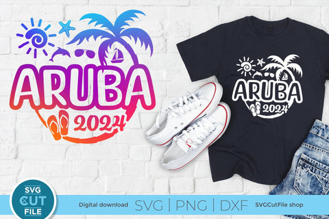 2024 Aruba svg - Aruba Vacation or Trip Design SVG SVG Cut File 