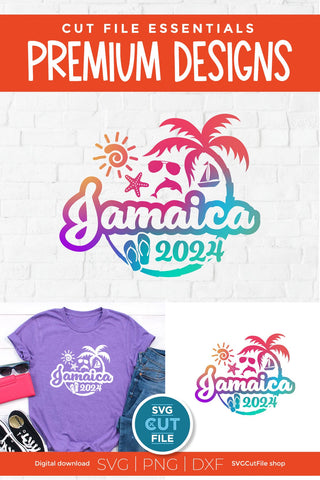 2024 Jamaica svg - Jamaica Vacation or Trip Design SVG SVG Cut File 