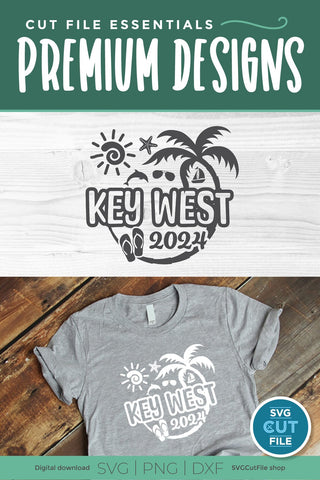 2024 Key West svg - Key West Florida Vacation or Trip SVG SVG Cut File 