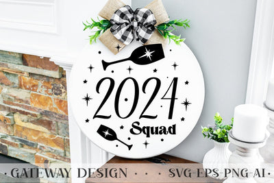 2024 Squad Signs Design SVG designmaster24 