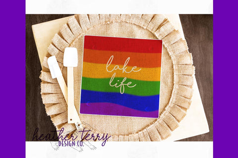 20oz 30oz Straight Skinny Rainbow PNG Tumbler Wraps Sublimation Heather Terry Design Co. 