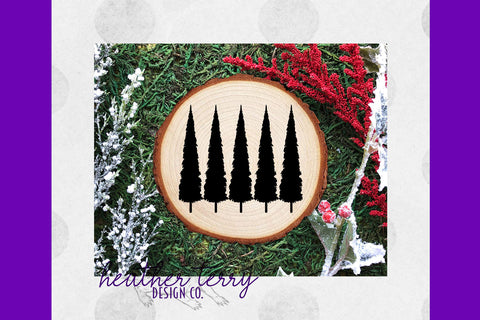 20oz 30oz Straight Skinny Tree Tumbler PNG Sublimation Sublimation Heather Terry Design Co. 