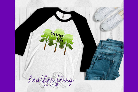 20oz 30oz Straight Skinny Tree Tumbler PNG Sublimation Sublimation Heather Terry Design Co. 