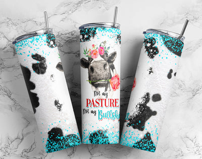 20oz Not Today Heifer Skinny Tumbler Sublimation, PNG, Cow print, Heifer tumbler, Tumbler png Sublimation CaldwellArt 