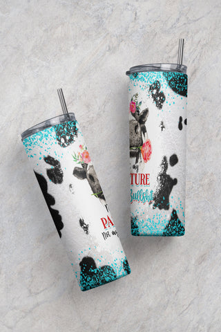 20oz Not Today Heifer Skinny Tumbler Sublimation, PNG, Cow print, Heifer tumbler, Tumbler png Sublimation CaldwellArt 