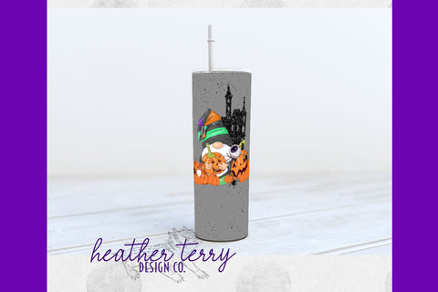 20oz October 2022 Halloween Tumbler Wrap PNG Bundle Sublimation Heather Terry Design Co. 