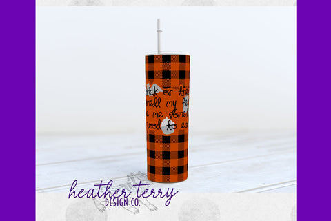 20oz October 2022 Halloween Tumbler Wrap PNG Bundle Sublimation Heather Terry Design Co. 
