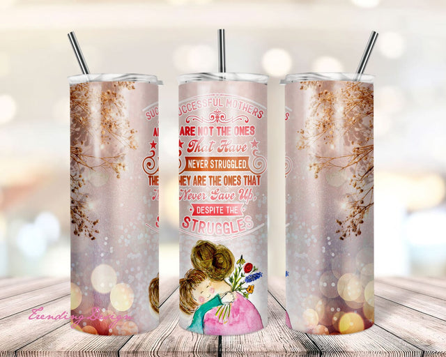 20oz Skinny Tumbler Mothers Day Glitter Wraps Sublimation Design, To My Mom tumbler, Mama Tumbler Straight/Warped PNG File Digital Download Sublimation TrendingDesign 