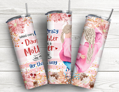 20oz Skinny Tumbler Mothers Day Glitter Wraps Sublimation Design, To My Mom tumbler, Mama Tumbler Straight/Warped PNG Sublimation CaldwellArt 