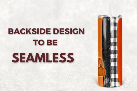 20oz Skinny Tumbler Sublimation Design Hello Fall Template for Straight & Tapered Tumbler Wraps Templates - PNG Instant Download Sublimation TumblersByPhill 