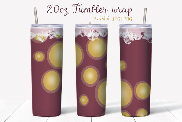 20oz skinny tumbler wrap design, Tumbler sublimation png Sublimation LuckyTurtleArt 