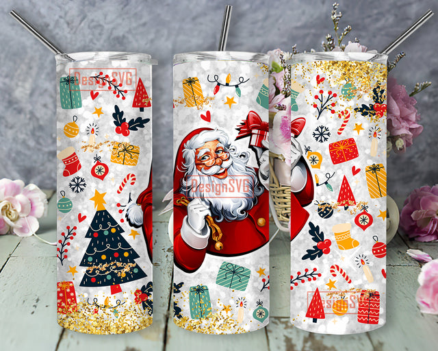 20oz Skinny tumbler wrap Png, Christmas Gnome Tumbler wrap, Christmas Sweater Gnome png, Winter tumbler wrap PNG File Digital Download Sublimation DesignSVG 