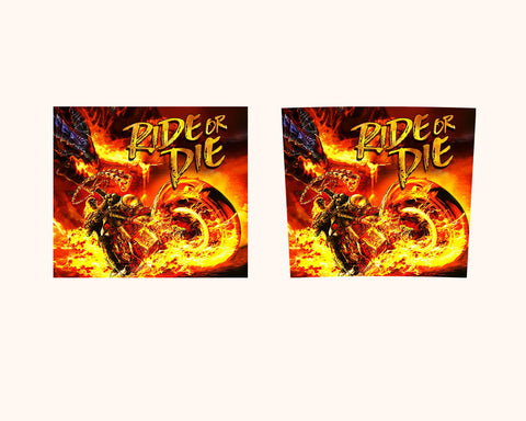 20oz Skinny Tumbler Wrap Ride or die Sublimation Png, 20 oz skinny coffee mug, tumbler PNG Sublimation CaldwellArt 